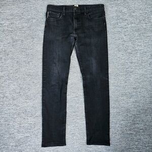 Hiroshi Kato The Pen Slim Black Raw Selvedge Jeans Men's 33 X 31 Made in USA EUC